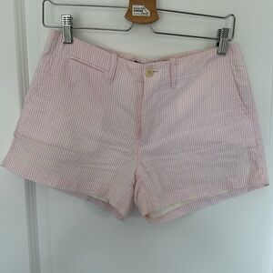 Ralph Lauren Sport Pink Seersucker Shorts